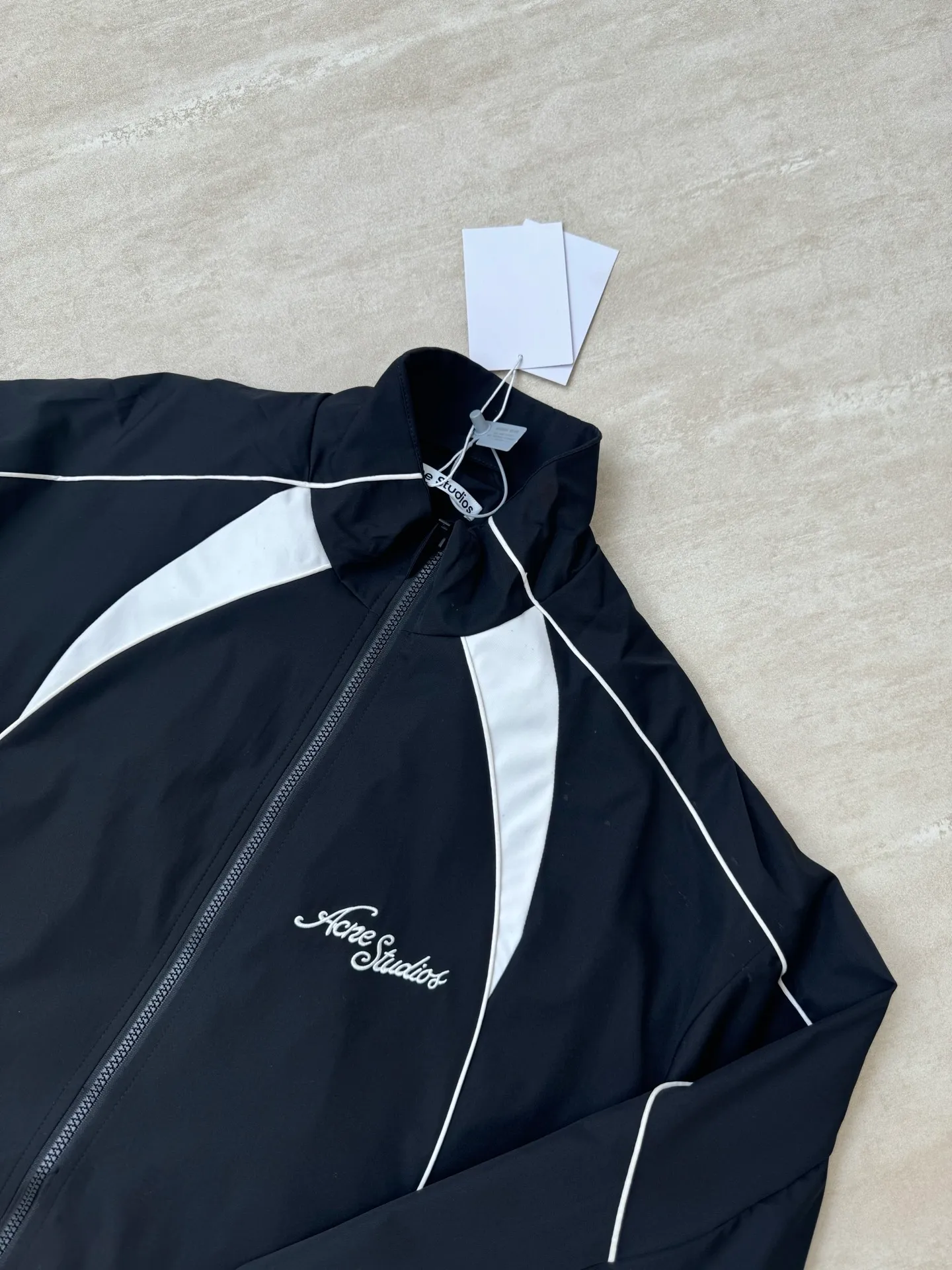 Acne Studios 26SS technical fabric logo embroidered loose jacket size 46/48/50/72